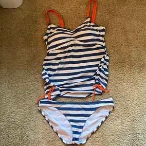 Two piece maternity tankini